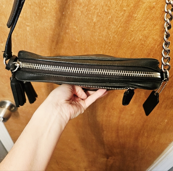 Coach 2013 Legacy Leather Flight Crossbody Bag-Black - Picture 8 of 16